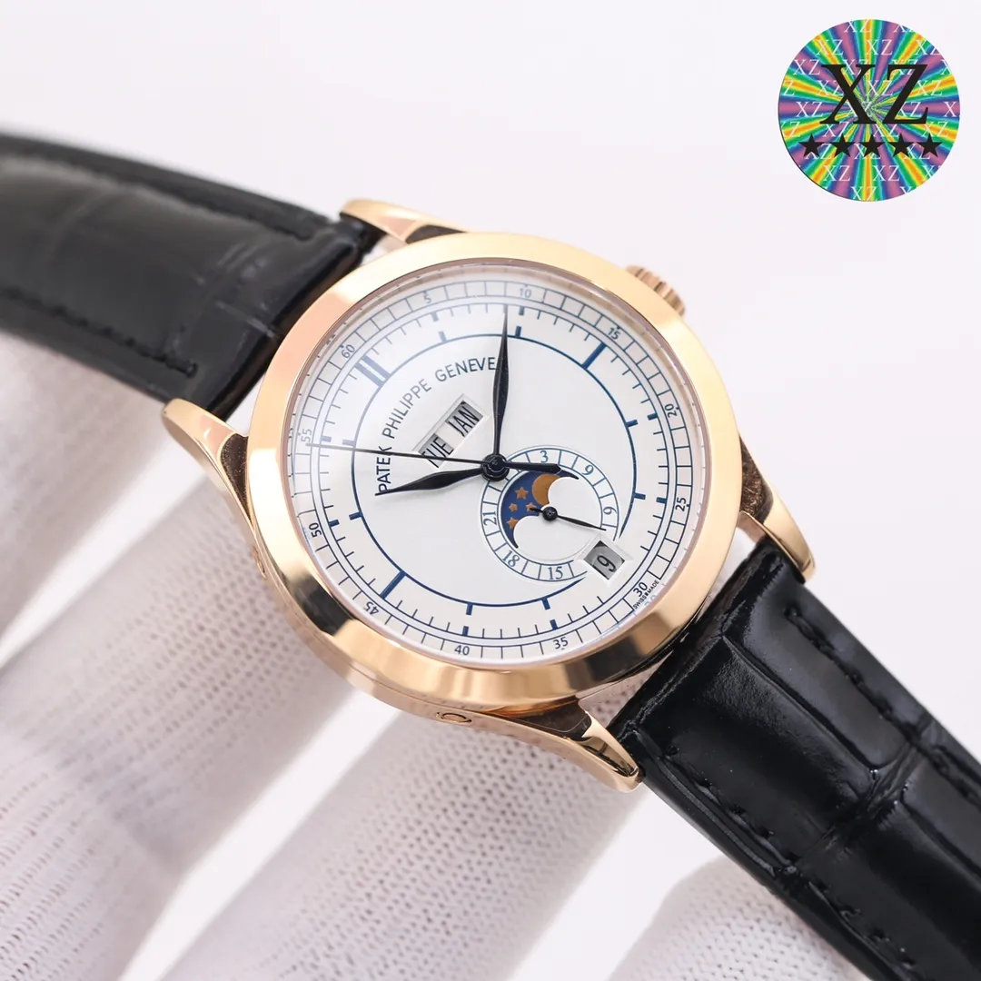 【Top Replica】💰4300! TW launches the highest version on the market - Patek Philippe - Complication Chronograph 5205G watch! 1⃣️After two years of continuous modification and debugging of the movement, we have always pursued original craftsmanship! 2⃣️Diameter 38.5MM! 3⃣️The functions are the same as the original ones, moon phase/week/month/calendar! 4⃣️It literally means high-difficulty two-color penetration, not an ordinary factory process! 5⃣️Sapphire glass mirror, the surface is coated with an extra layer of transparency! 6⃣️(Technical breakthrough) The Seagull movement is improved into an integrated Cal.324S movement! Both large and small plywood can achieve perfect chamfering effect and be rhodium plated. 7⃣️The plywood is decorated with gemstone bearings imported from Switzerland, and the color is pure, bright and natural. TW’s ingenious masterpiece welcomes your tasting! Factory quality! Welcome to reprint!
